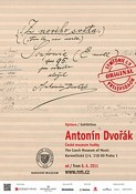 Plakát k výstavě Antonín Dvořák, Národní muzeum, 2011
