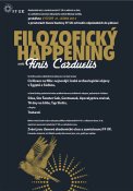 Plakát k akci Filozofický happening, Filozofická fakulta Univerzity Karlovy v Praze,  2014