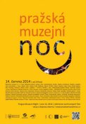 Plakát k projektu Pražská muzejní noc 2014, Národní muzeum Praha, 2014