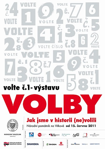 Plakát k výstavě Volby, Národní muzeum, 2011