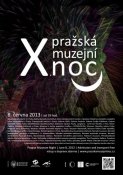 Plakát k Pražské muzejní noci, Národní muzeum, 2013