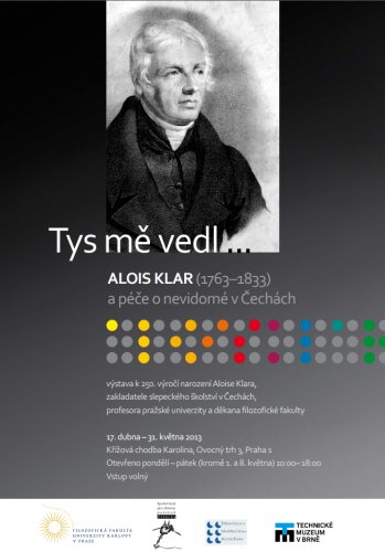 Plakát k výstavě A tys mne vedl…, Filozofická fakulta Univerzity Karlovy, 2013